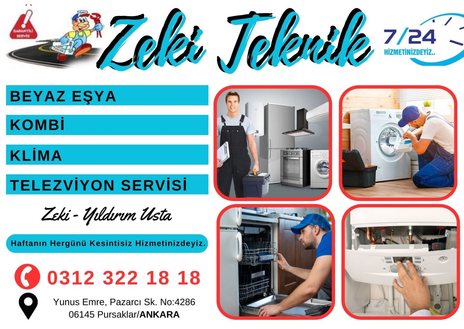 Purasaklar Beyaz Eşya Servisi